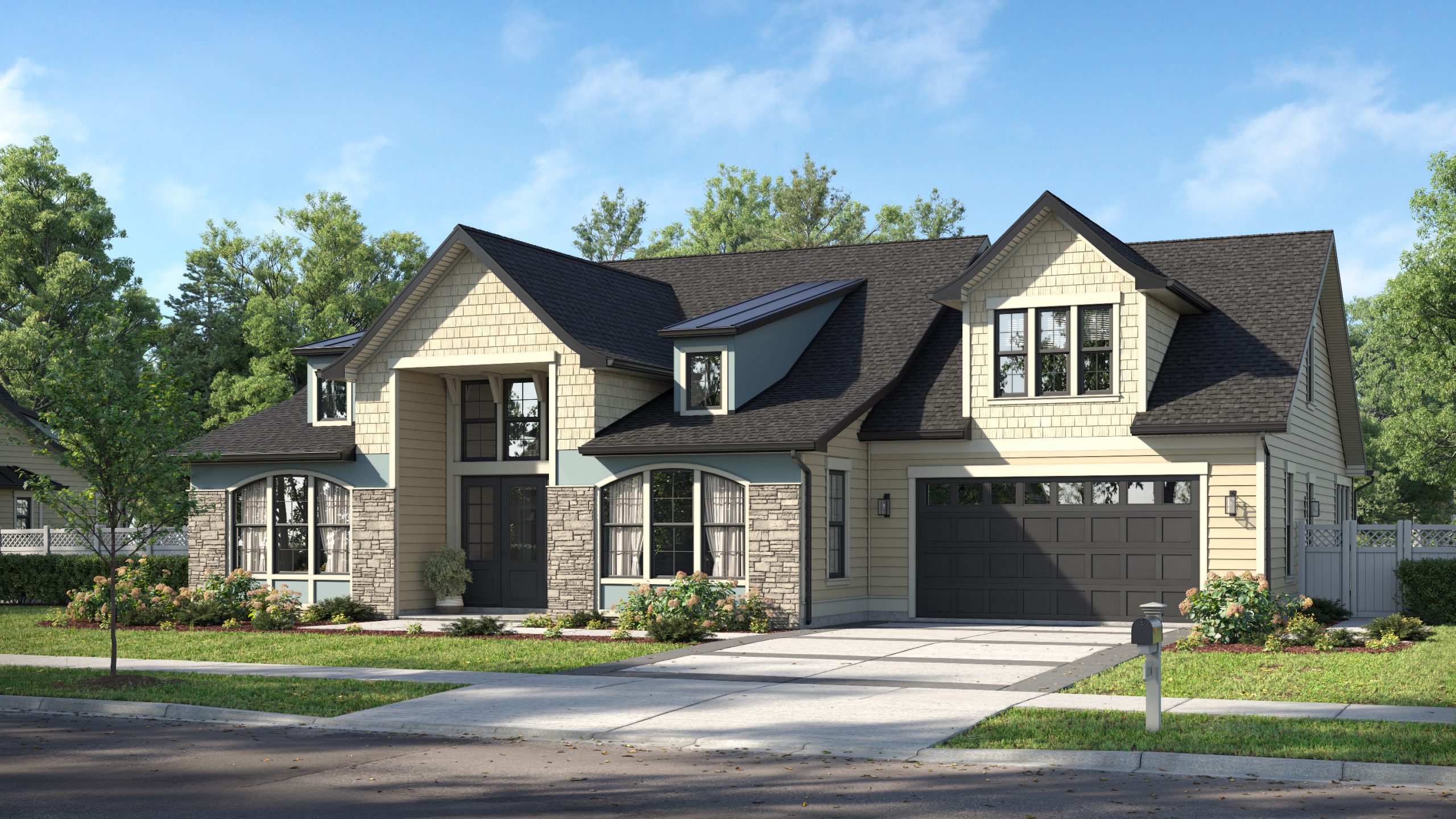 Cumberland floor plan, Raised River Cottage series by Avencia Homes
